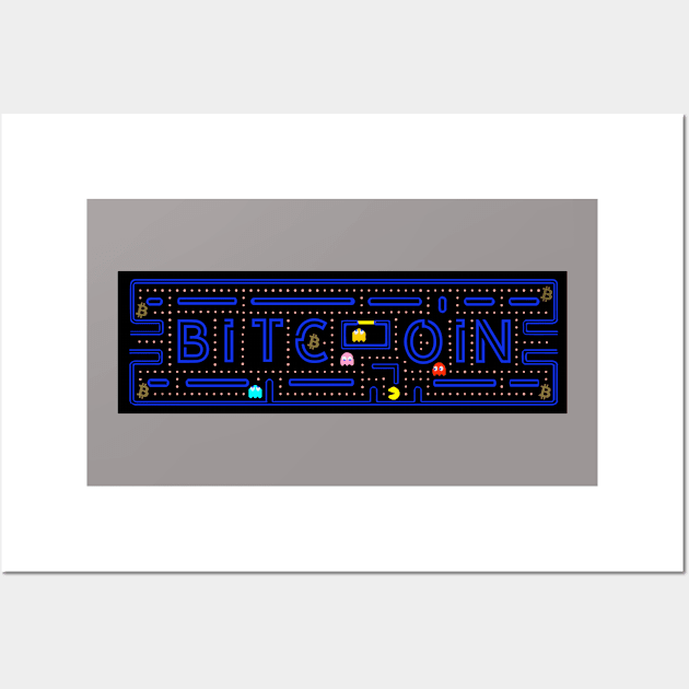 "Pac-man Crypto" Wall Art by CryptoDeity